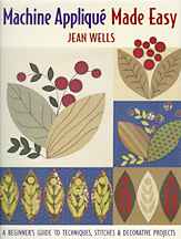 machine applique made easy book by jean wells