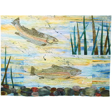 art quilts and surface design by jean wells