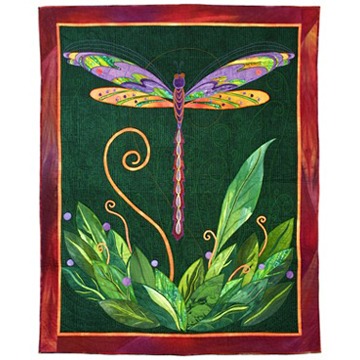 summer celebration dragonfly quilt by jean wells